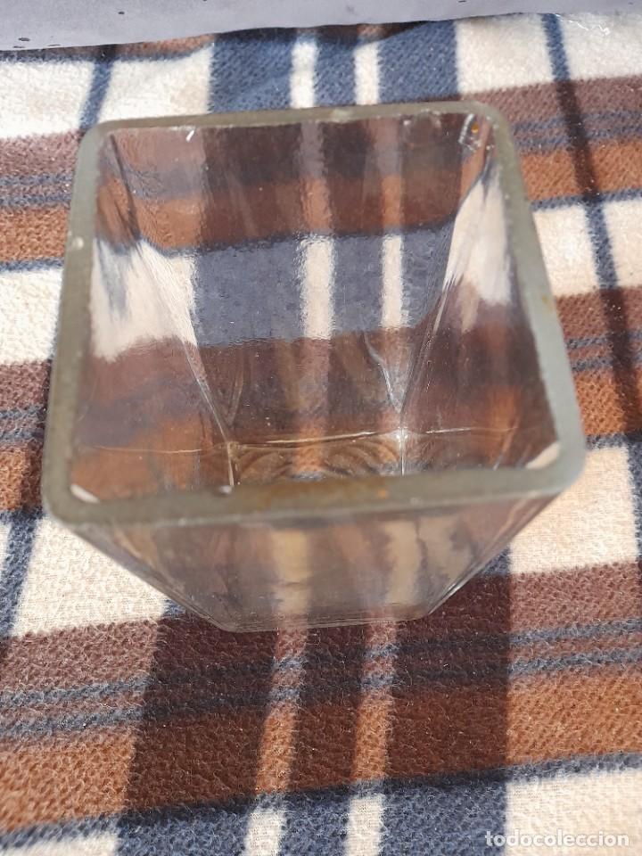 Vintage: Florero de cristal rectangular d&eacute;cada de los 70 m&aacute;s o menos - Foto 2