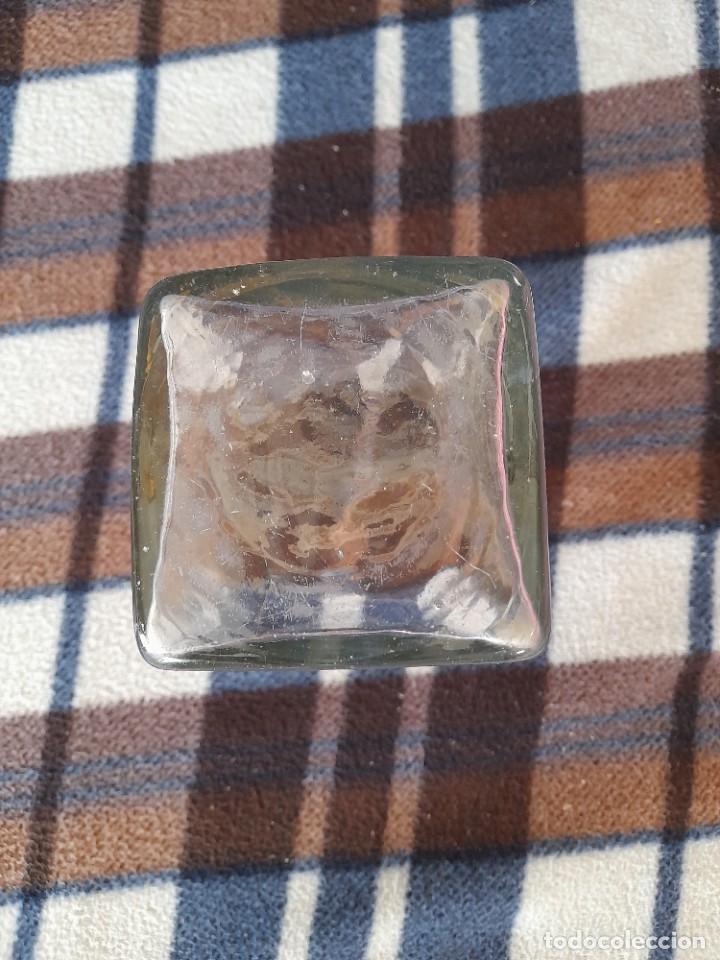 Vintage: Florero de cristal rectangular d&eacute;cada de los 70 m&aacute;s o menos - Foto 4