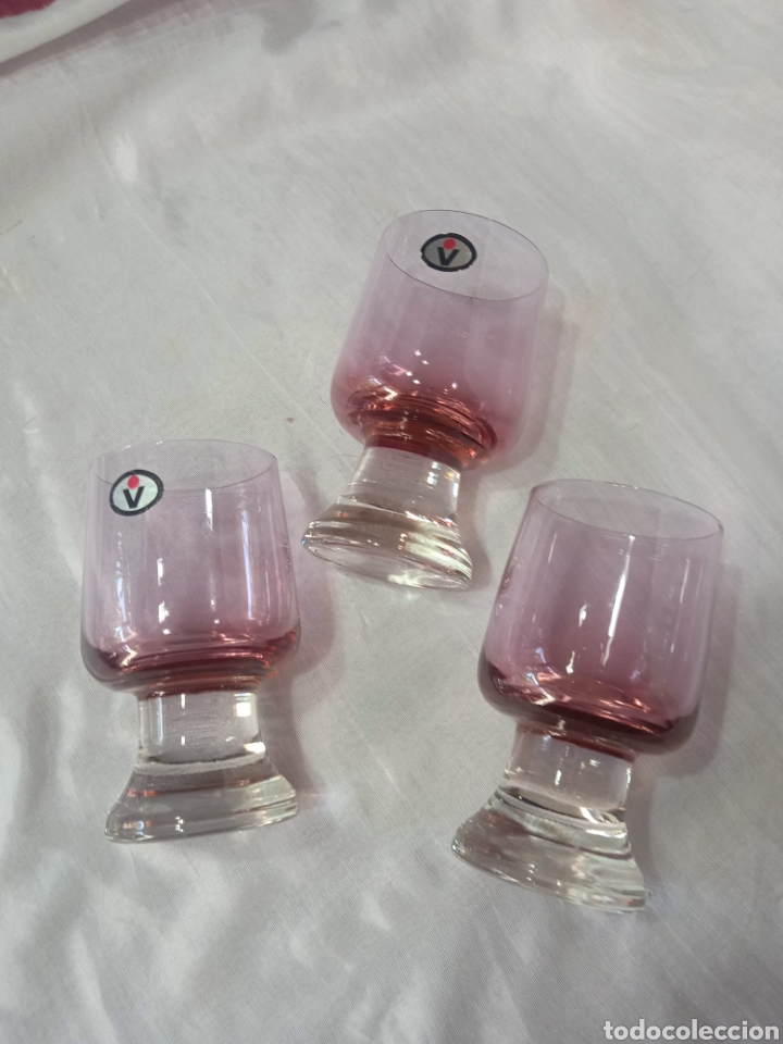 Vintage: 3 copas bicolor - Foto 2