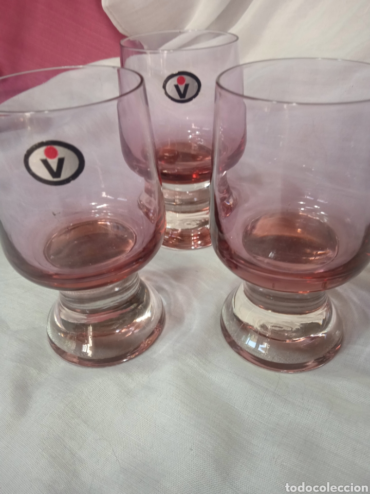 Vintage: 3 copas bicolor - Foto 3