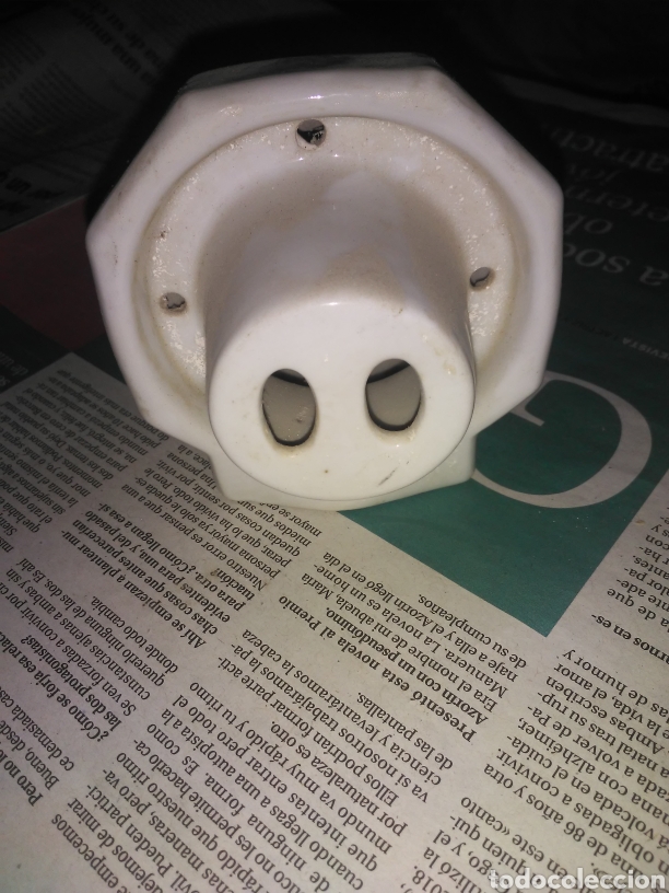 Vintage: SOPORTE DE CEPILLOS DE DIENTES EN PORCELANA