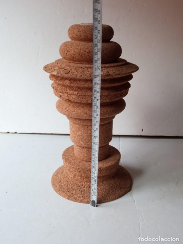 Vintage: FLORERO JARRON BASE DE CORCHO - Foto 4
