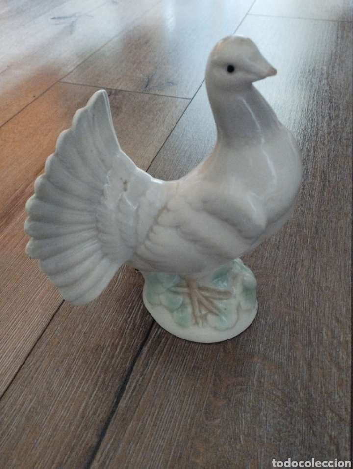 Vintage: Figura de porcelana _Paloma_M.Rubert_Espa&ntilde;a