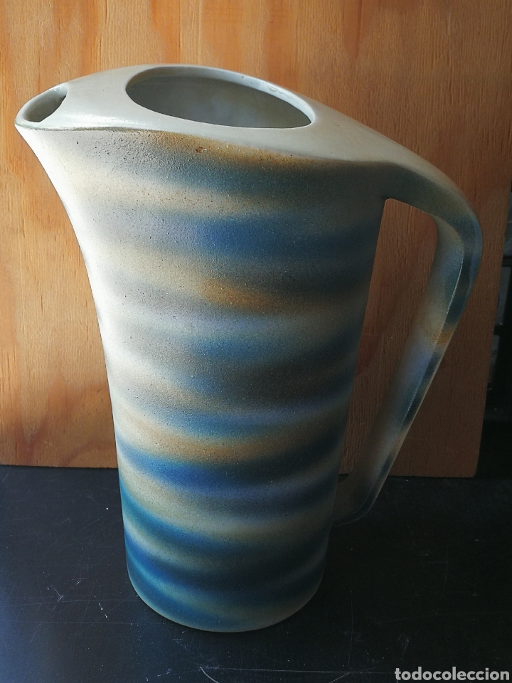 Vintage: JARRA CER&Aacute;MICA VINTAGE, 21CM.