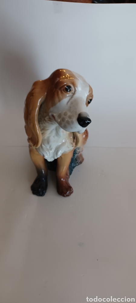 Vintage: Figura de perro.Ceramica valenciana.A&ntilde;os 70