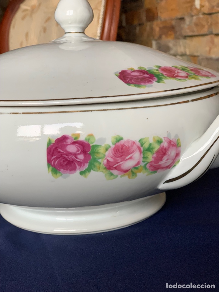 Vintage: Sopera de porcelana - Foto 4