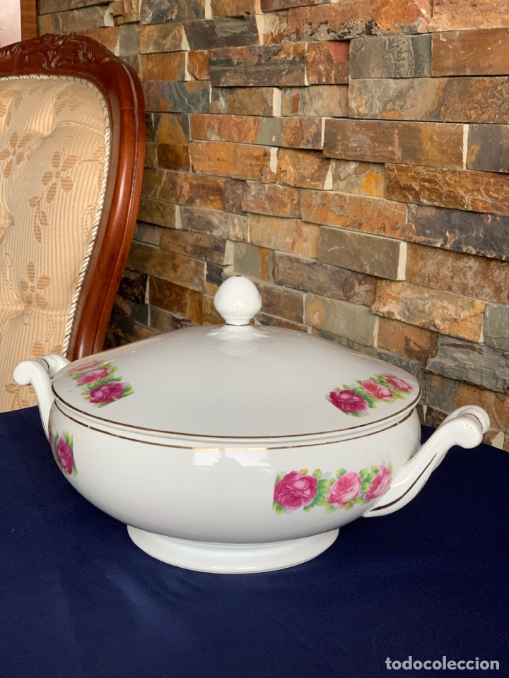 Vintage: Sopera de porcelana - Foto 1