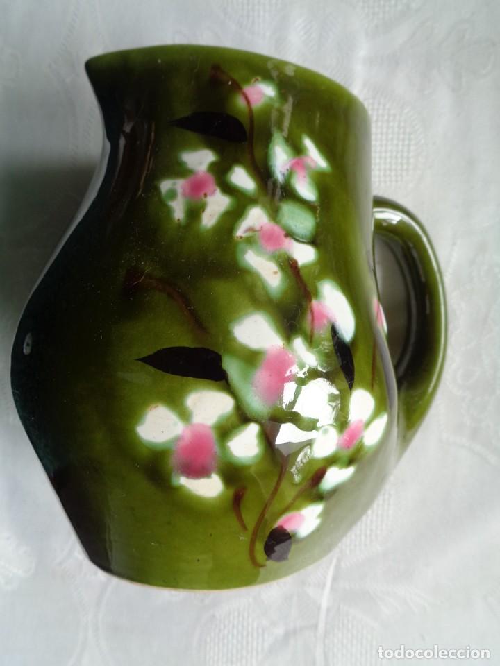 Vintage: JARRA DE CER&Aacute;MICA FRANCESA. 17 Cm. MARCAS INCISAS: BRESSE. P. L.