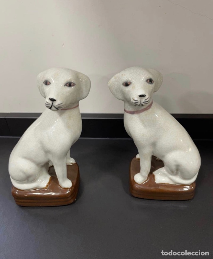 Vintage: Pareja perros. Pareja gatos