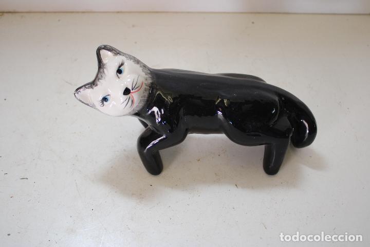 Vintage: gato de ceramica - Foto 1