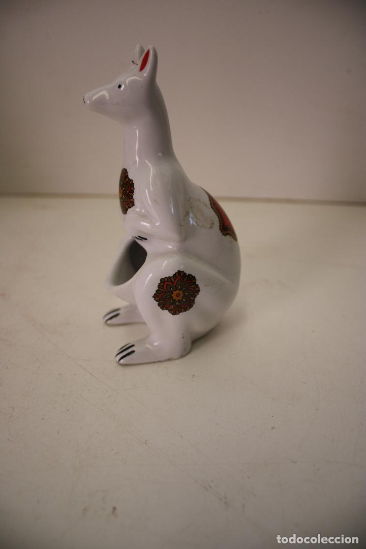 Vintage: palillero canguro ceramica