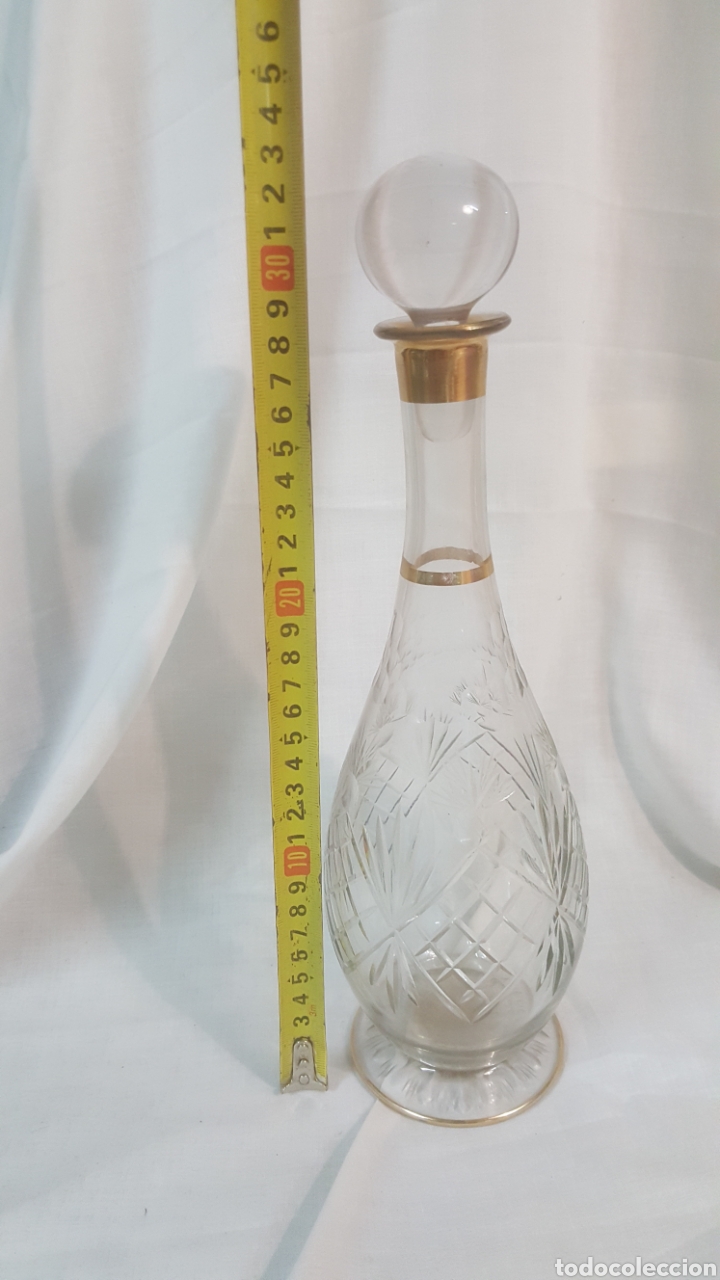 Vintage: MAGN&Iacute;FICA BOTELLA DE VIDRIO - Foto 2