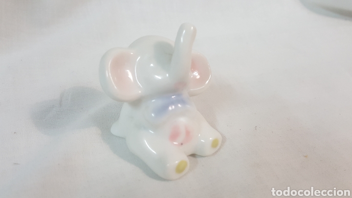 Vintage: PEQUE&Ntilde;O ELEFANTE DE CER&Aacute;MICA VINTAGE