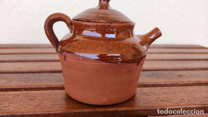 Vintage: Tetera y jarrita barro - Foto 7