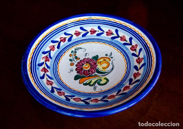 Vintage: PLATO CERAMICA PINTADO A MANO