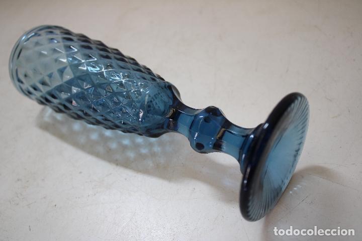 Vintage: copa cristal azul - Foto 2