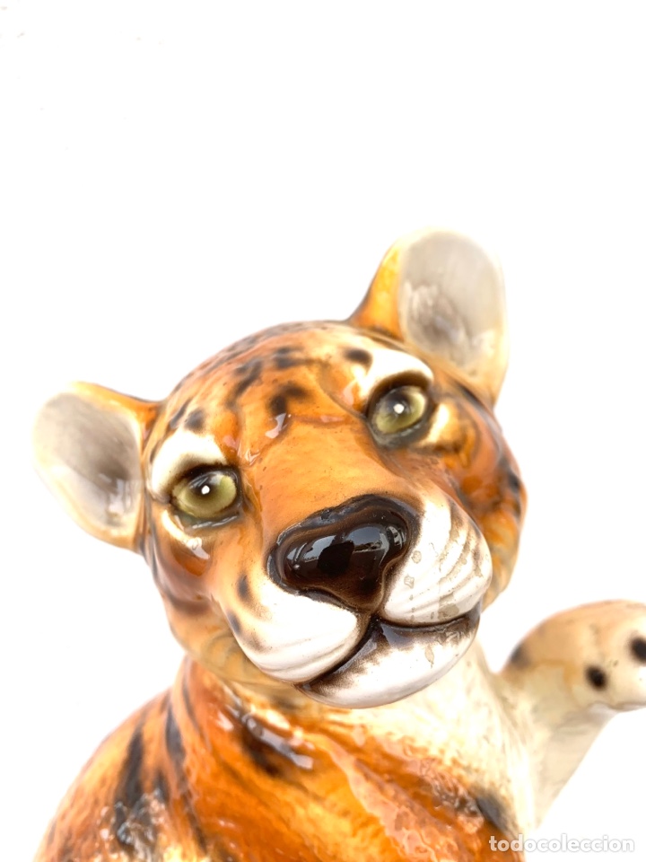Vintage: TIGRE DE PORCELANA ITALIANA