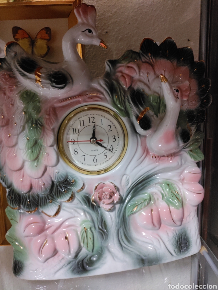 Vintage: Reloj a&ntilde;os 60 porcelana