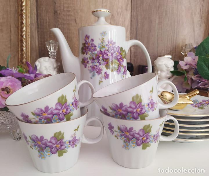 Vintage: !!OUTLET!! PRECIOSO CONJUNTO VINTAGE DE T&Eacute; / CAF&Eacute;. &rdquo;EPIAG&rdquo;(Checoslovaquia).A&ntilde;os 60. SIN USAR!!