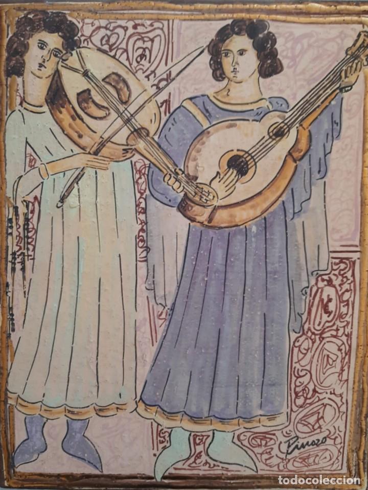 Vintage: PINAZO-CERAMICA PINTADA