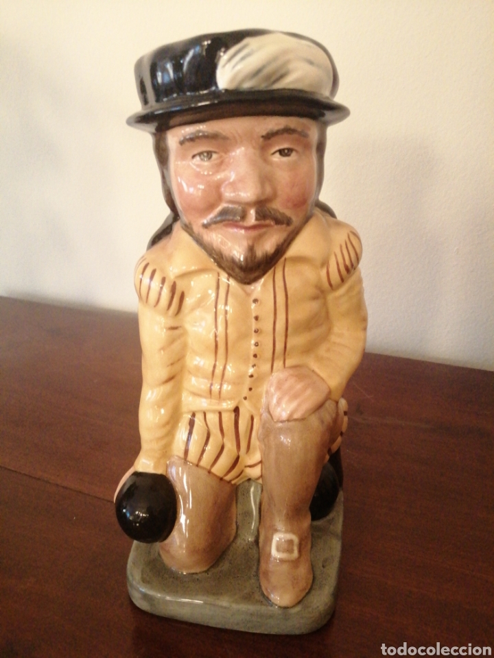 Vintage: Jarra Inglesa Royal Doulton SIR FRANCIS DRAKE