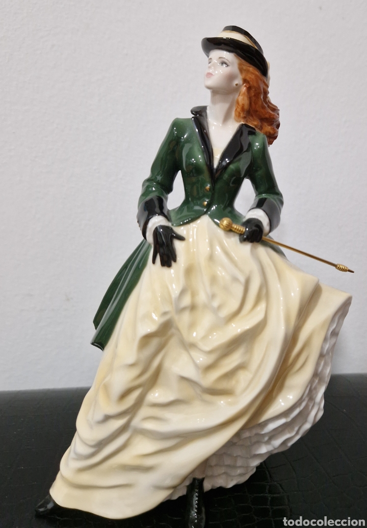Vintage: Figura de Royal Worcester Porcelana 1996 Reino Unido