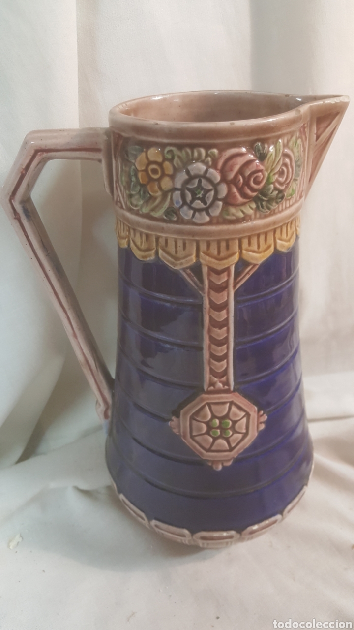 Vintage: PRECIOSA JARRA DE CER&Aacute;MICA