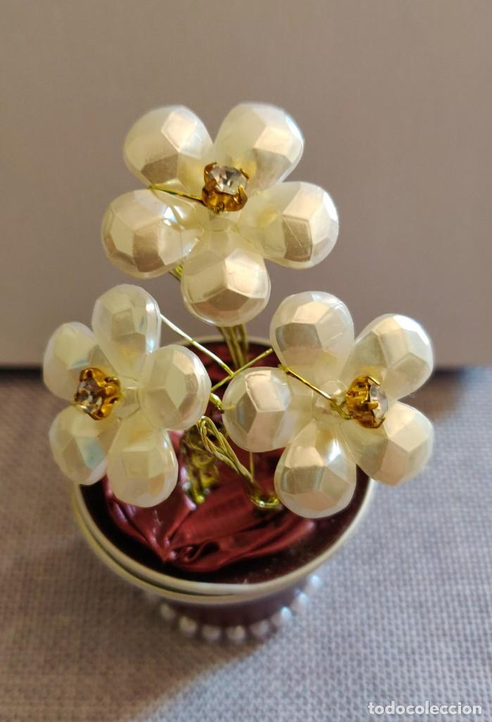 Vintage: Maceta con flores. - Foto 5