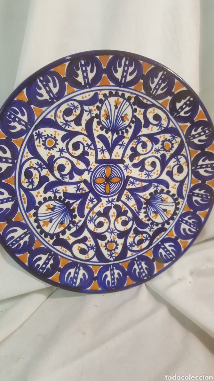 Vintage: PLATO DE CER&Aacute;MICA VINTAGE MANISES O ALCORA