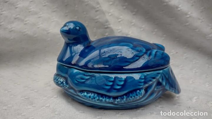 Vintage: Caja Paloma Cer&aacute;mica Firenze Italia Azul Consultar Stock antes de comprar