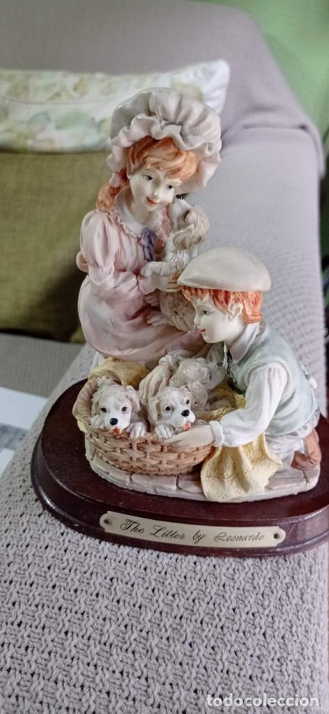 Vintage: La estatuilla de la camada de Leonardo / Figura de la colecci&oacute;n Leonardo