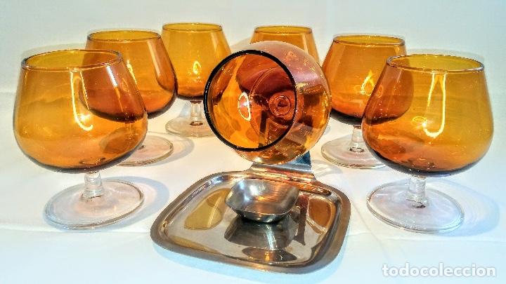 Vintage: Copas de brandy de los a&ntilde;os 60 - Foto 2