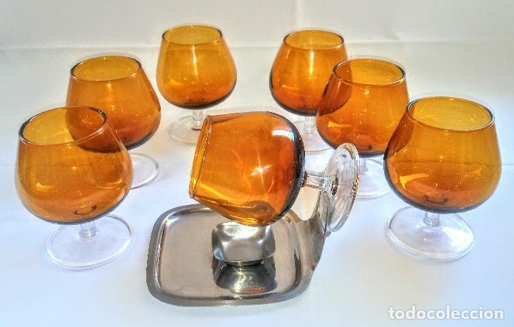 Vintage: Copas de brandy de los a&ntilde;os 60 - Foto 5