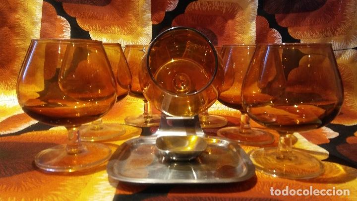 Vintage: Copas de brandy de los a&ntilde;os 60 - Foto 6