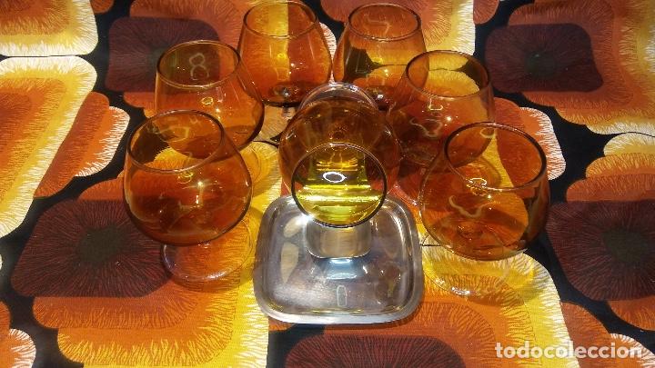 Vintage: Copas de brandy de los a&ntilde;os 60 - Foto 7