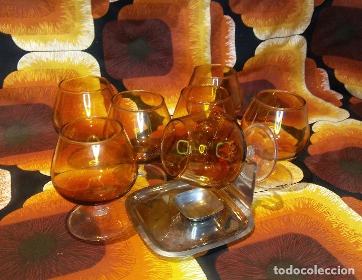 Vintage: Copas de brandy de los a&ntilde;os 60 - Foto 10