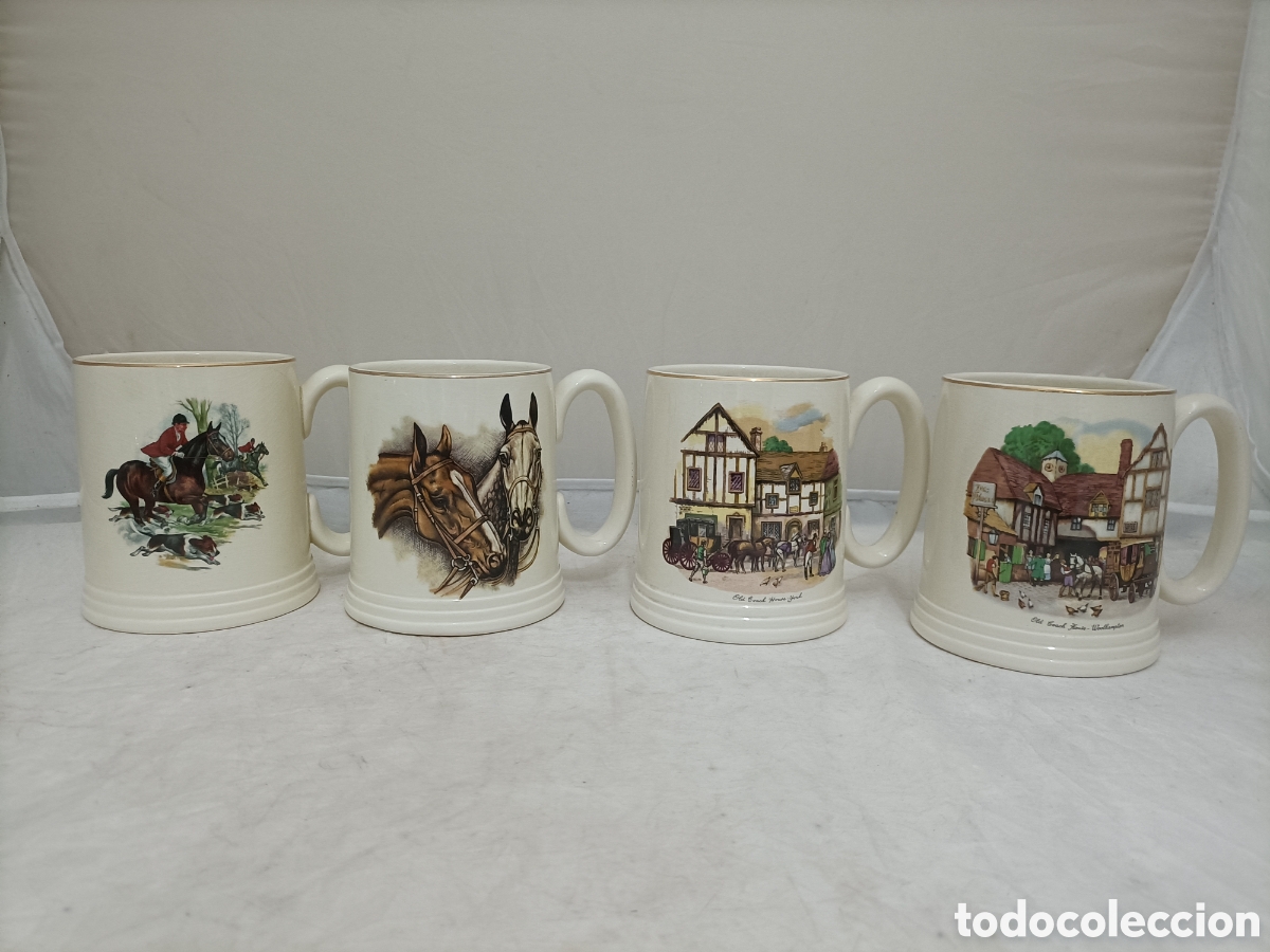 Vintage: 4 jarras Lord Nelson Pottery
