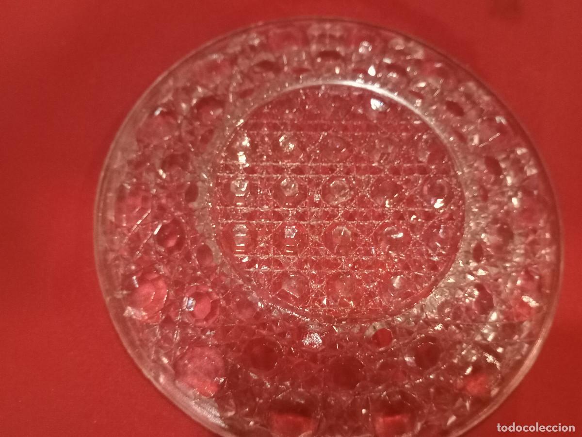Vintage: plato de cristal labrado - Foto 2