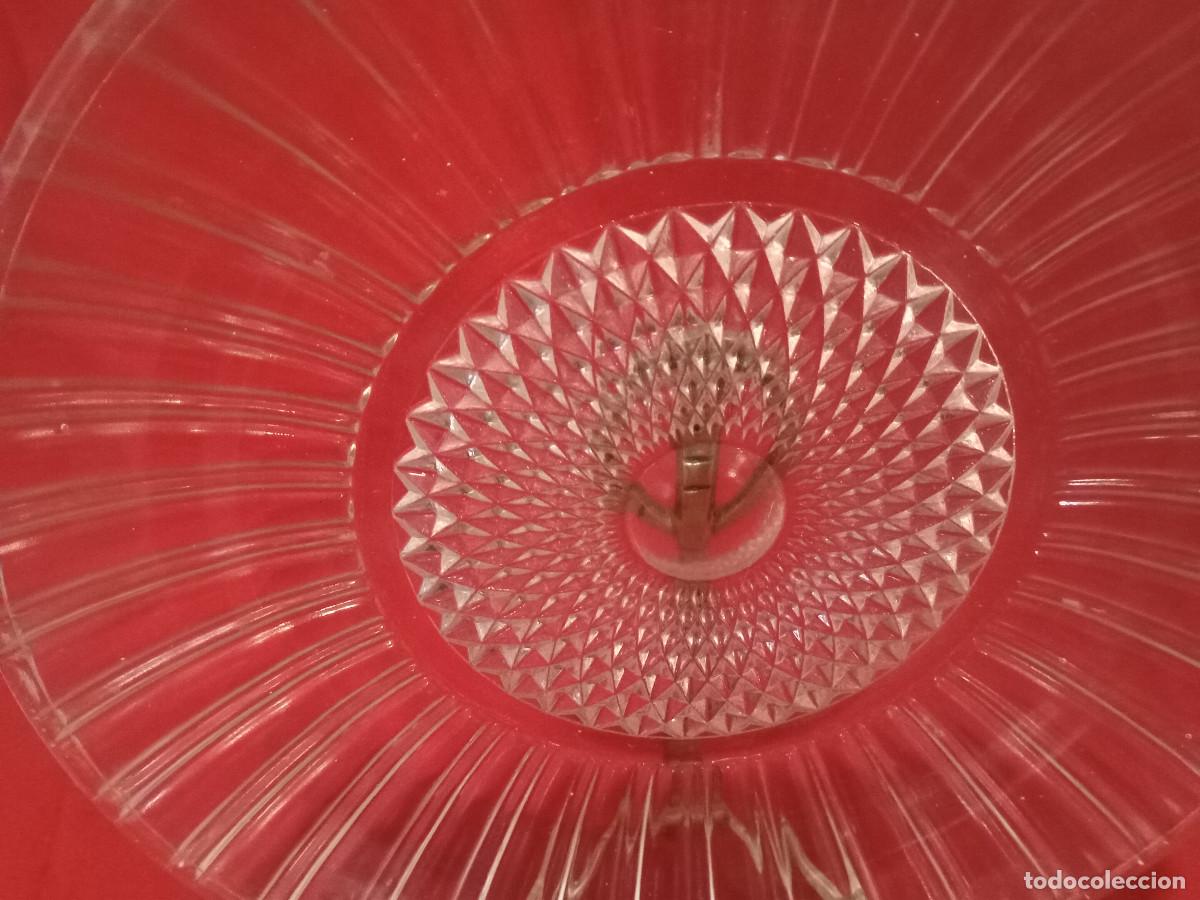 Vintage: plato de cristal labrado - Foto 2