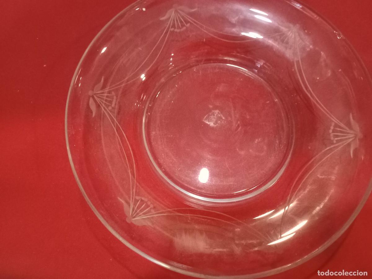 Vintage: plato de cristal labrado - Foto 2