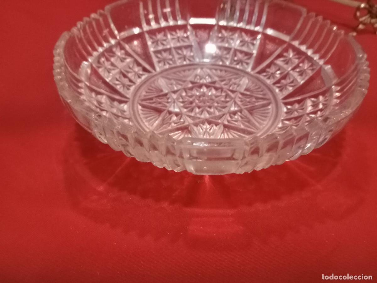 Vintage: plato de cristal labrado - Foto 2