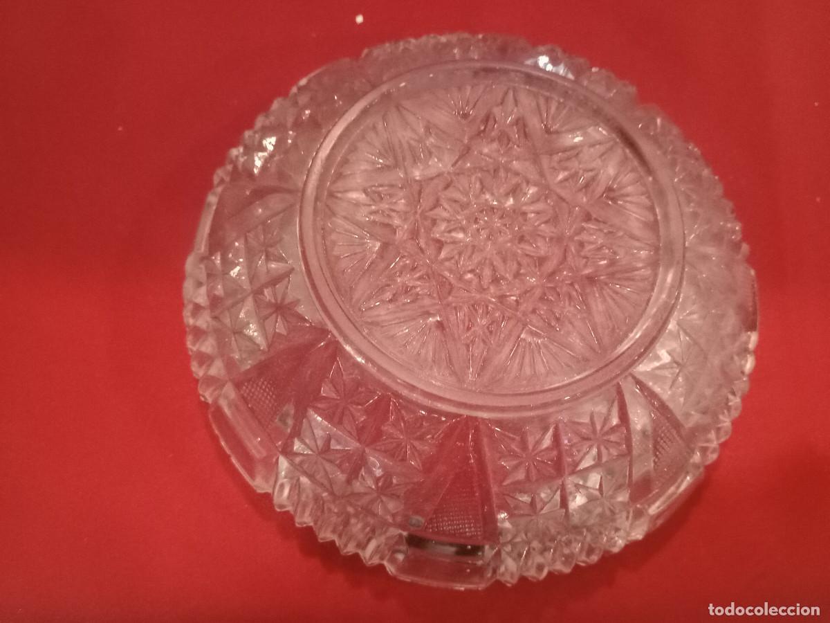 Vintage: plato de cristal labrado - Foto 3
