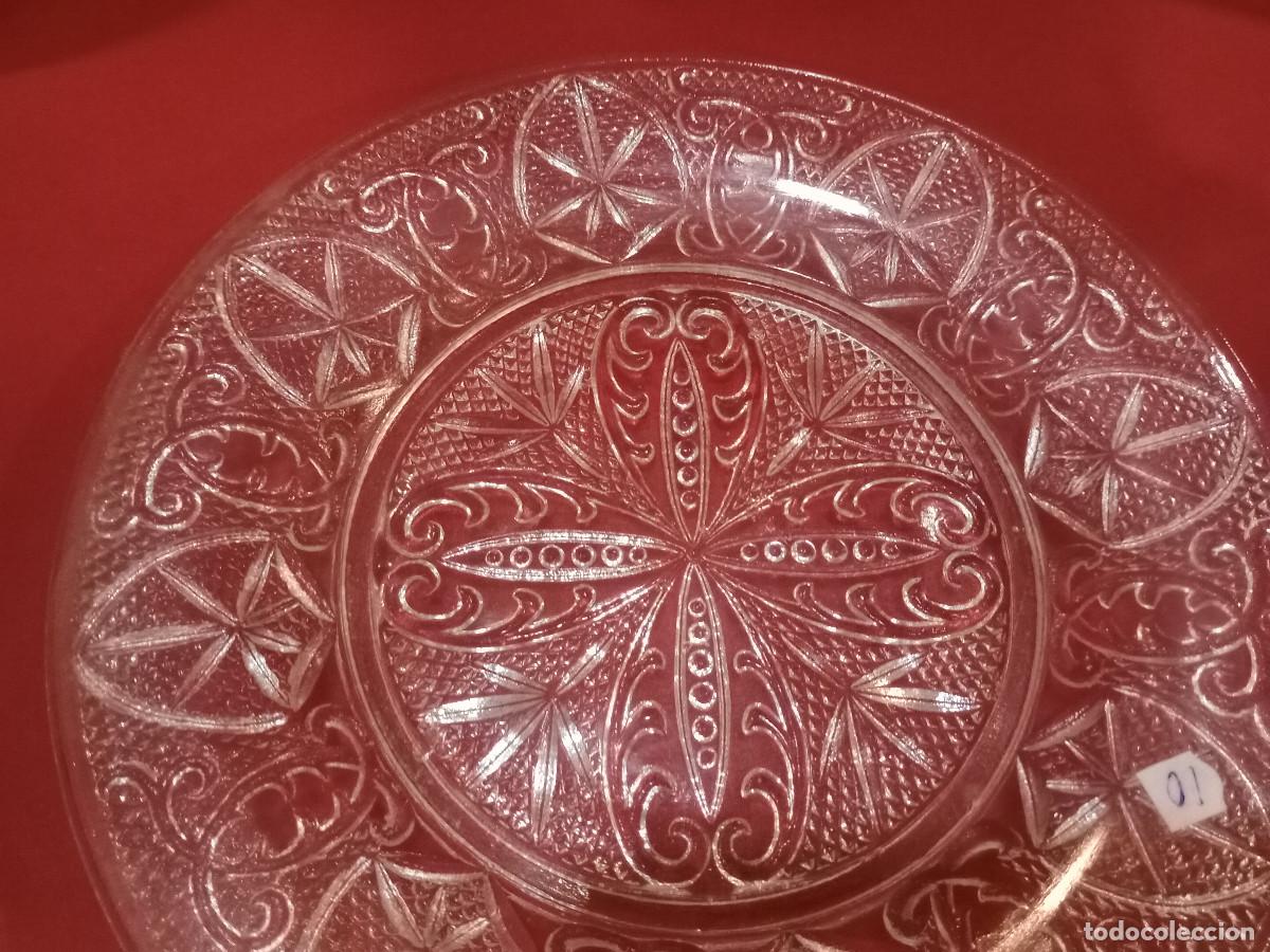 Vintage: plato de cristal - Foto 2