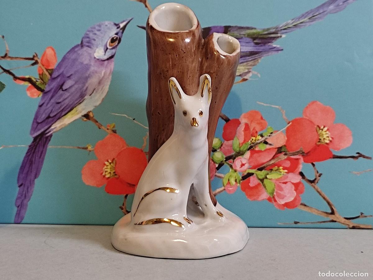 Vintage: Palillero de porcelana de Limoges vintage