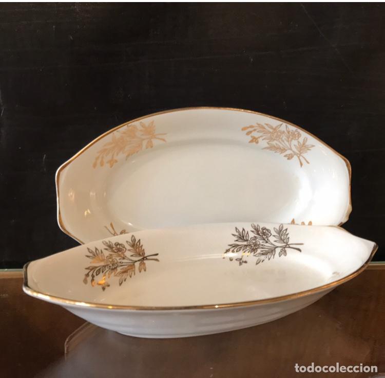 Vintage: Bandejas de porcelana decorada