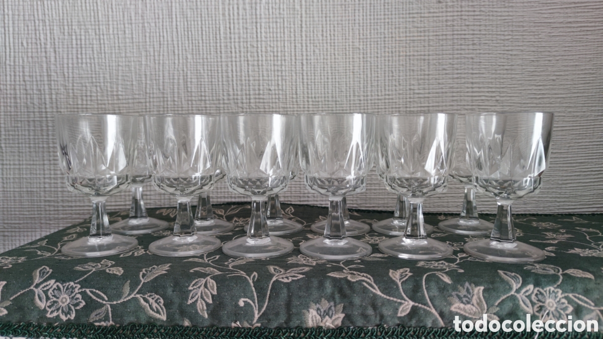 Vintage: 12 Copas de cristal 12 cm - Foto 1