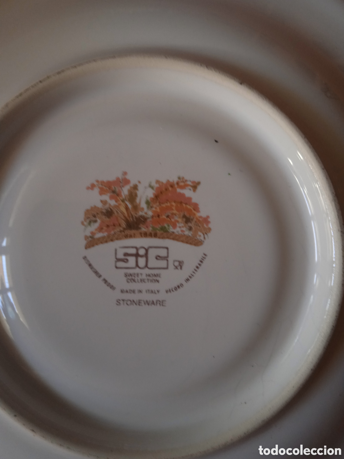 Vintage: Platos postre con azucarera - Foto 3