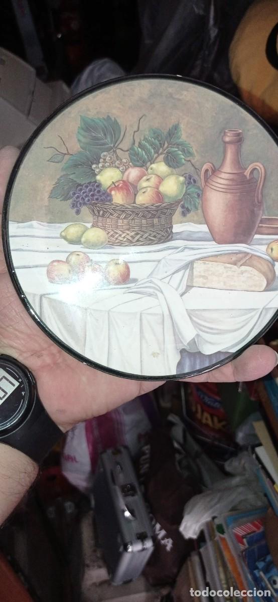 Vintage: PLATO CERAMICA ESPA&Ntilde;OL CERA PLAT HECHO A MANO
