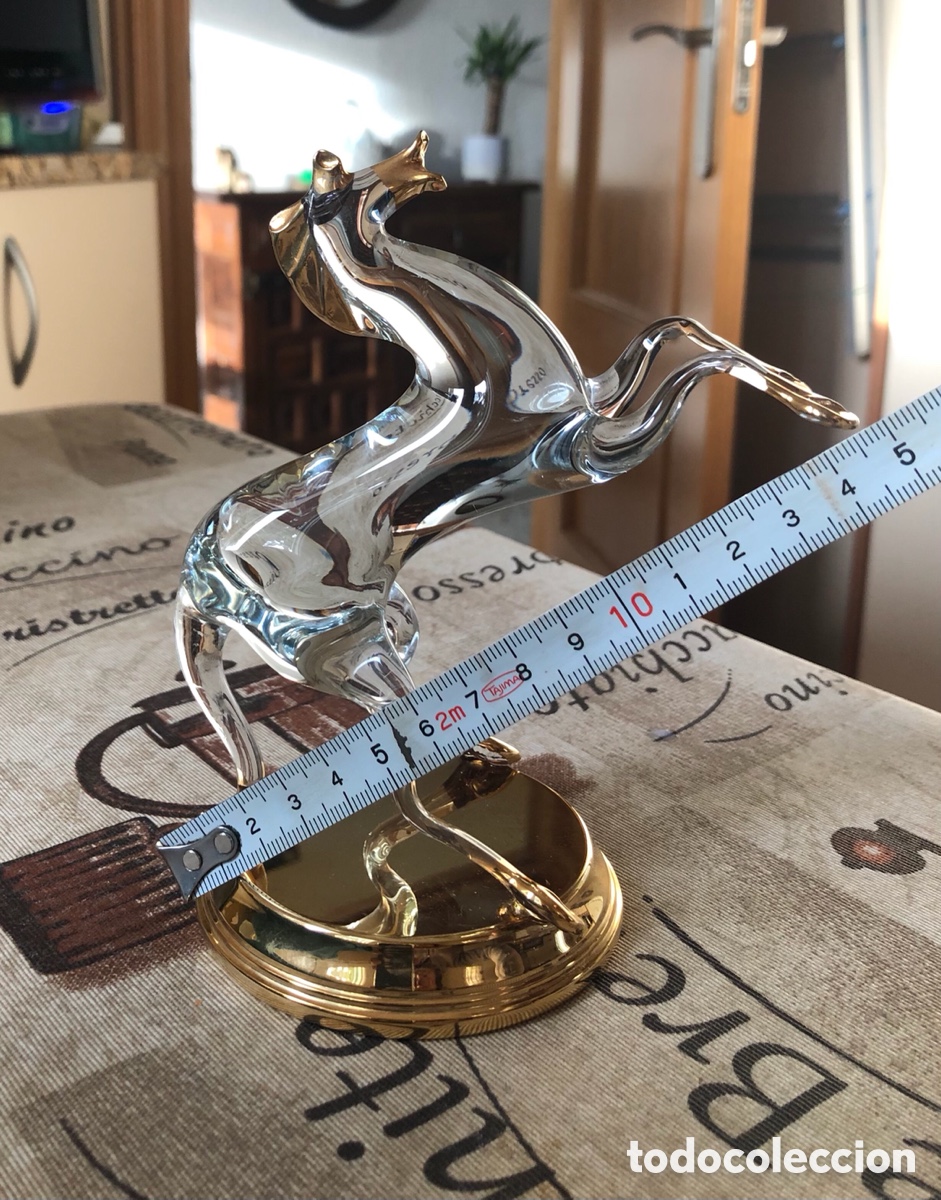 Vintage: CABALLO CRISTAL MURANO - Foto 10