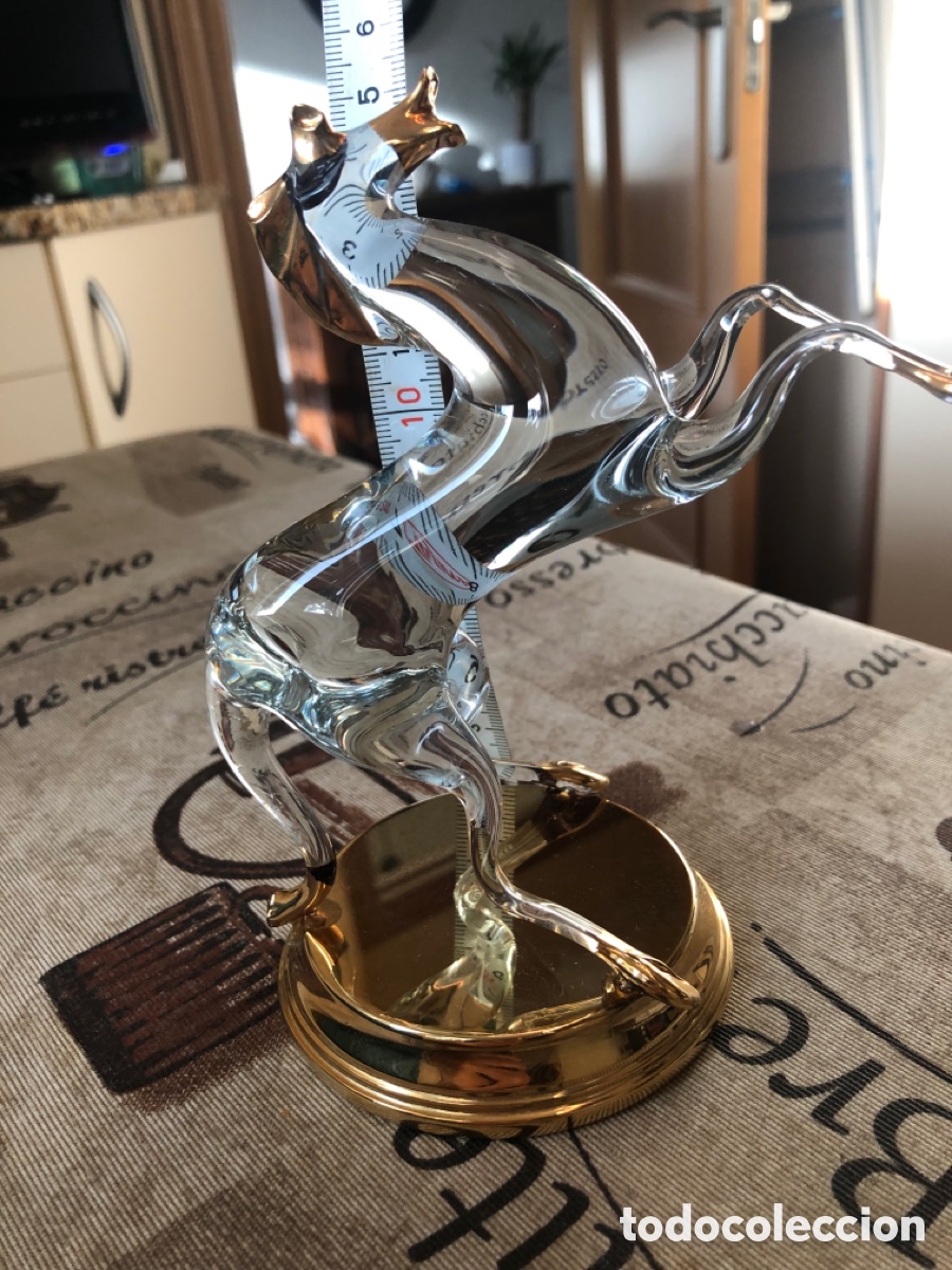 Vintage: CABALLO CRISTAL MURANO - Foto 11
